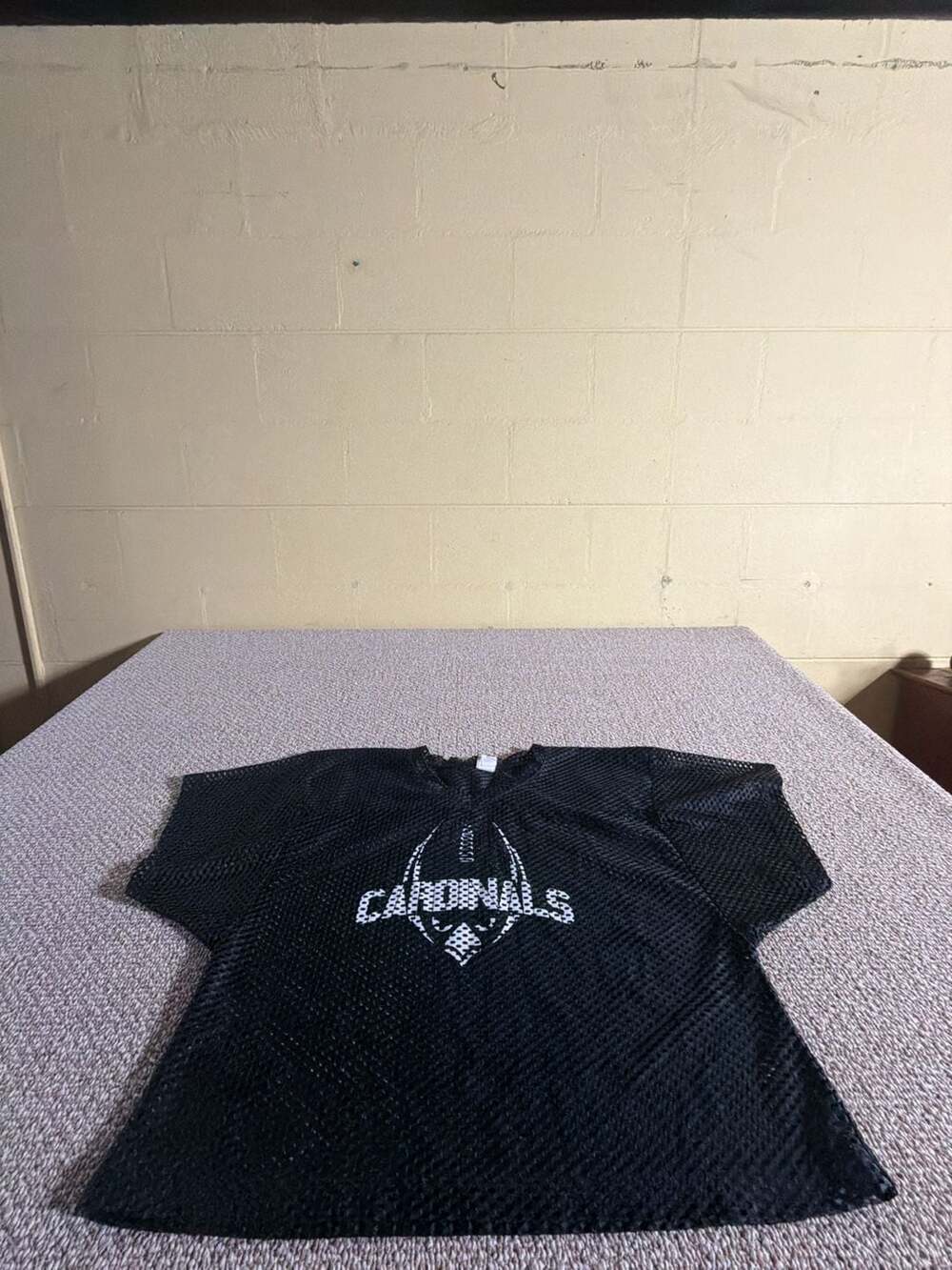 A4 Cardinals Football Jersey Size Adult M Black Mesh